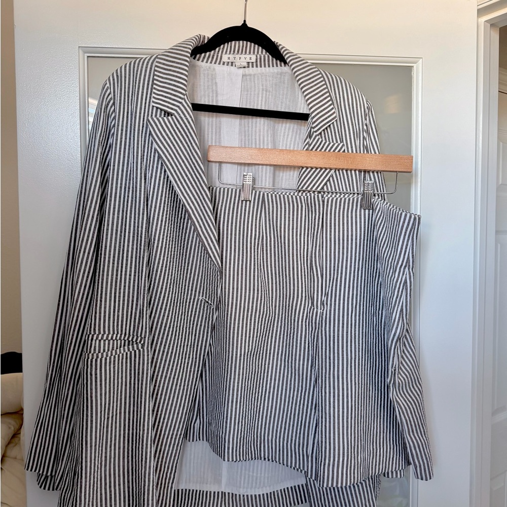 HYFVE Monochrome Striped Ensemble
